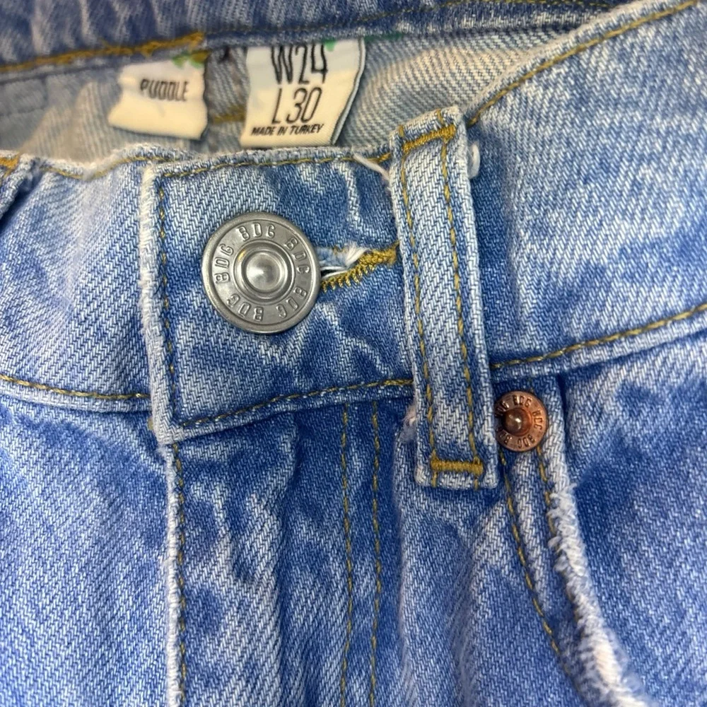 BDG‎ Blue Flare Jeans with Dark Patches - Picture 11 of 11